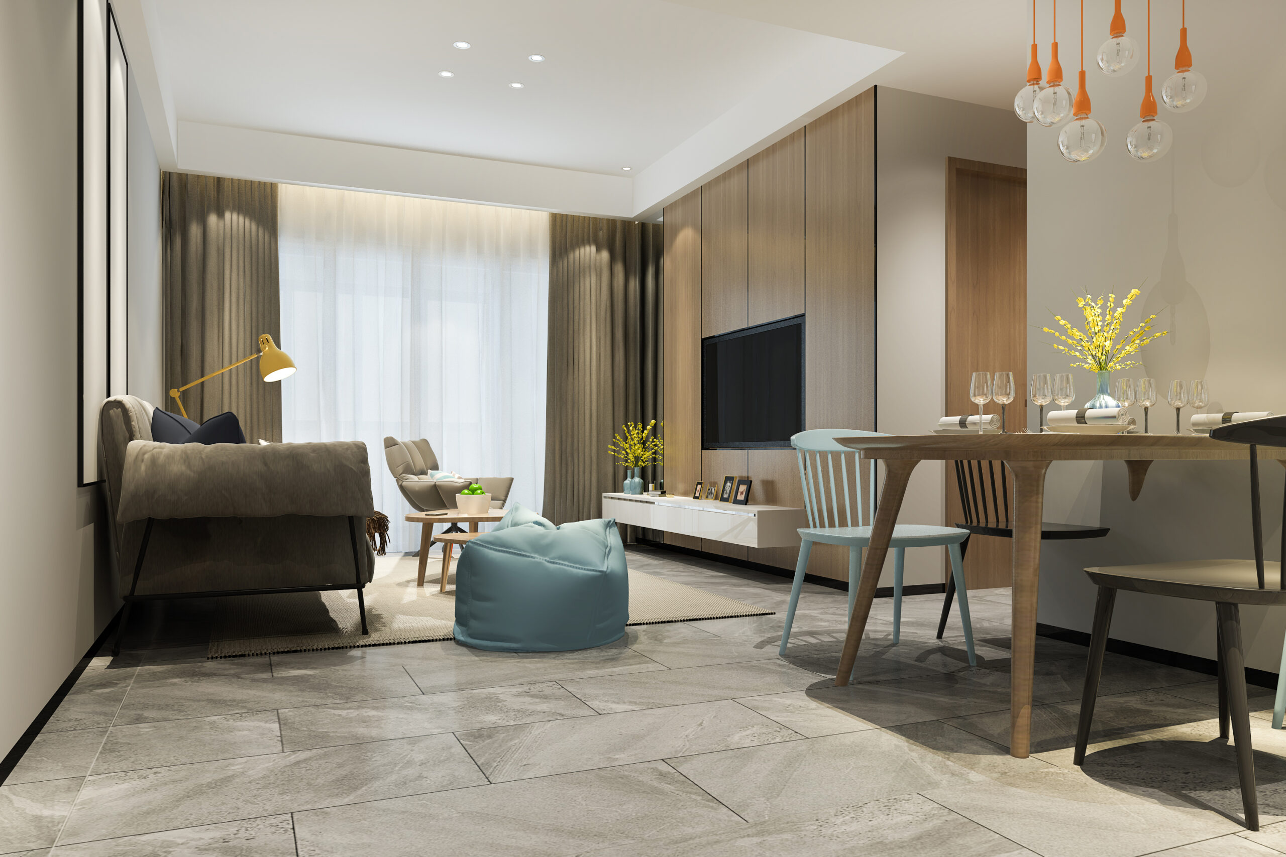 Modern Living Area